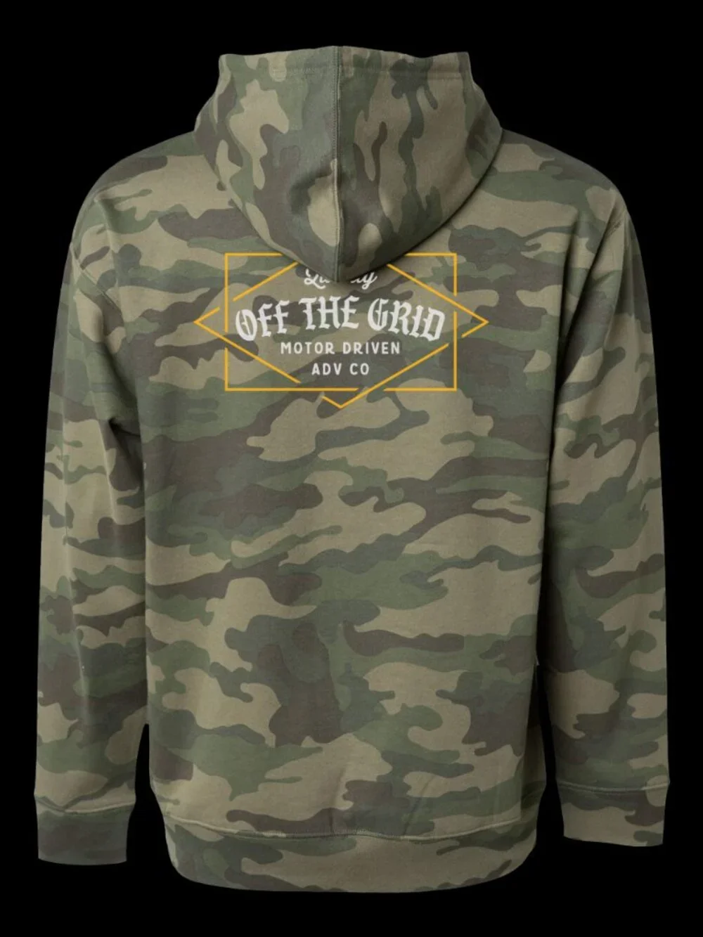Off The Grid Surplus Old Fashioned Zip Hoodie - Green Camo